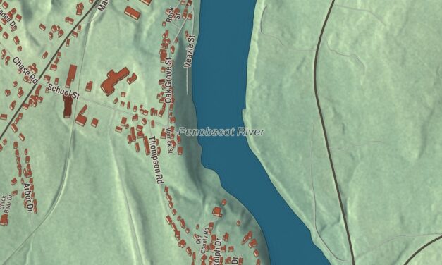 Map of Veazie, Maine