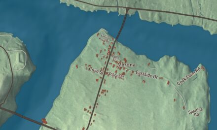 Map of Verona Island, Maine