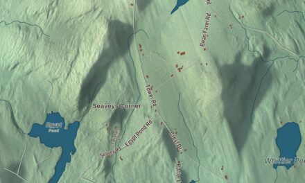 Map of Vienna, Maine