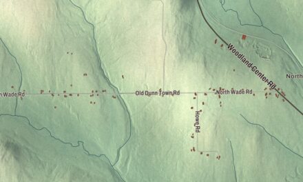 Map of Wade, Maine