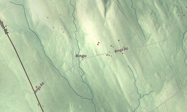 Map of Waite, Maine