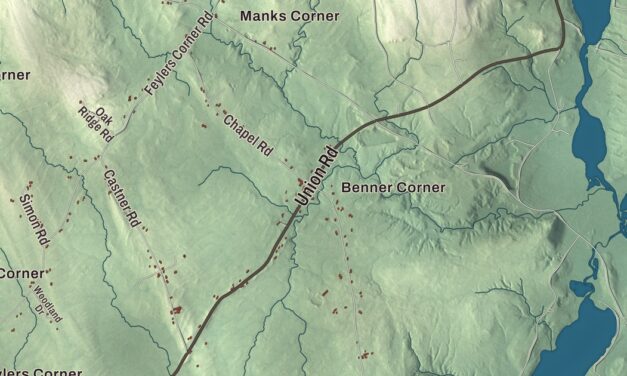 Map of Waldoboro, Maine
