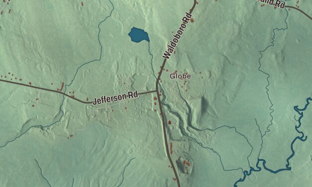 Map of Washington, Maine
