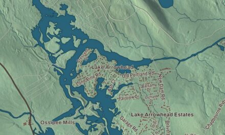 Map of Waterboro, Maine