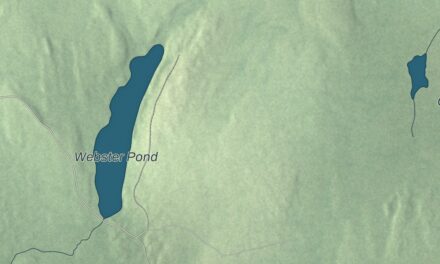 Map of Webster, Maine