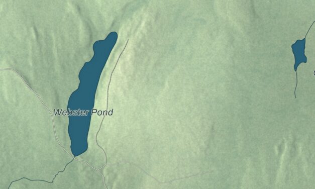 Map of Webster, Maine