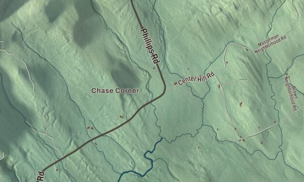 Map of Weld, Maine