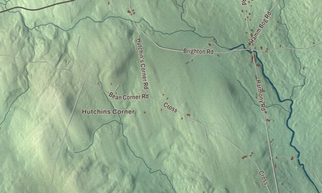 Map of Wellington, Maine