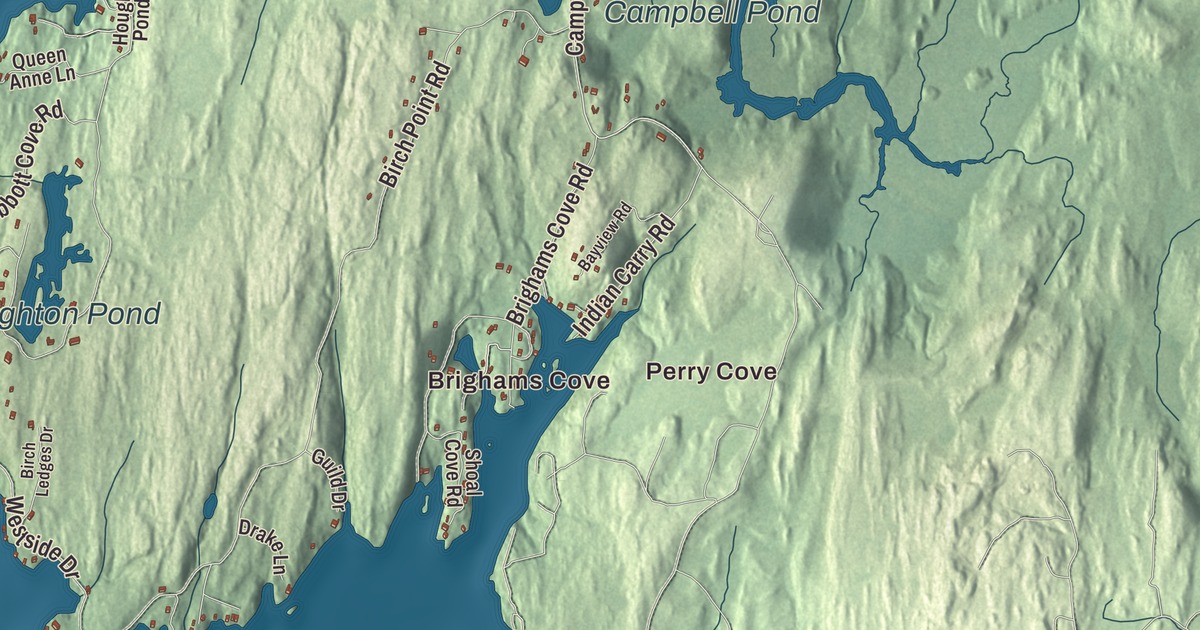 Map of West Bath, Maine