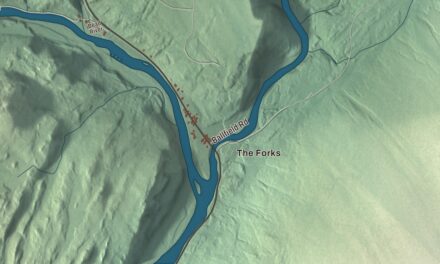Map of West Forks, Maine