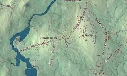 Map of West Gardiner, Maine