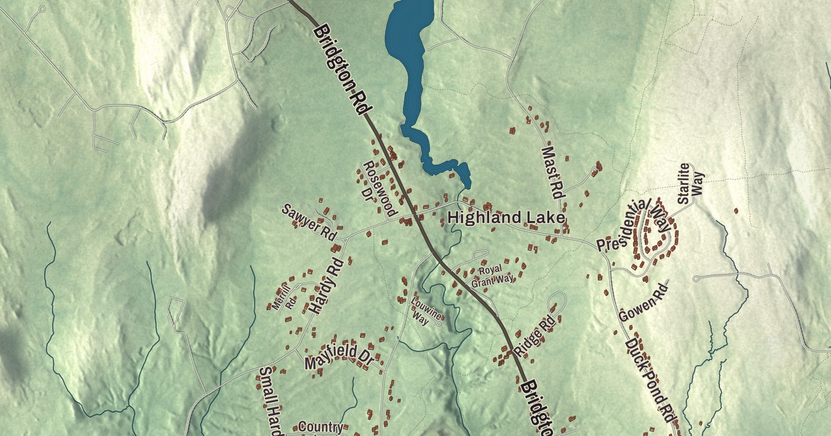 Map of Westbrook, Maine