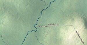 Close-up of the Westmanland, Maine aerial map