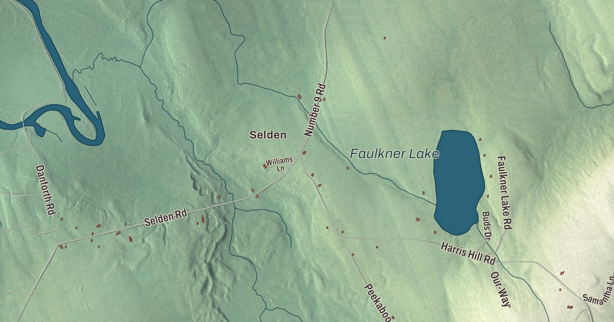 Map of Weston, Maine