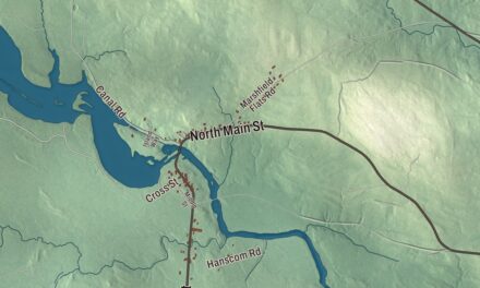 Map of Whitneyville, Maine