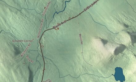 Map of Willimantic, Maine