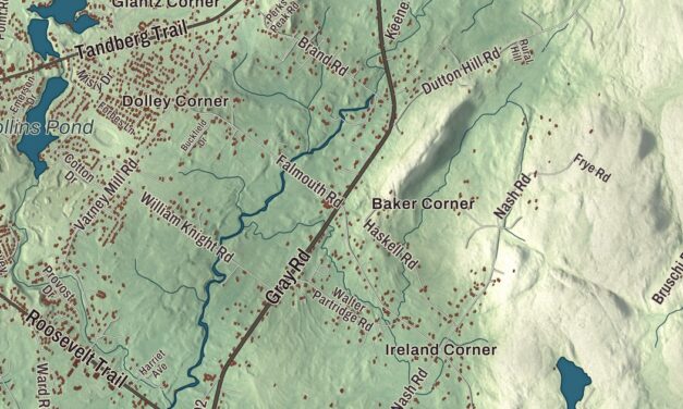 Map of Windham, Maine
