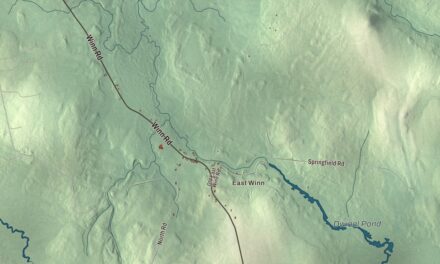 Map of Winn, Maine
