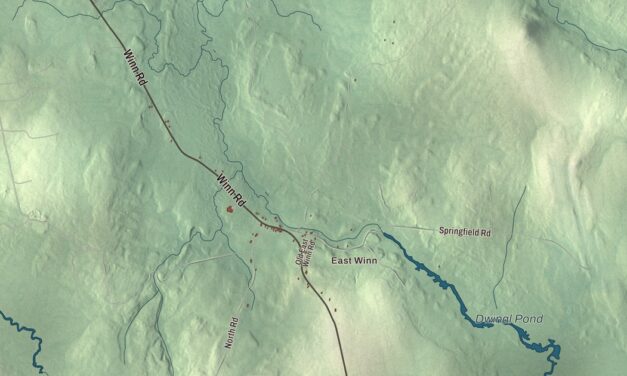 Map of Winn, Maine
