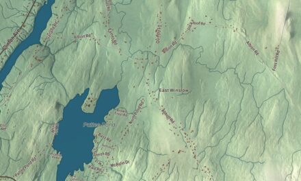 Map of Winslow, Maine