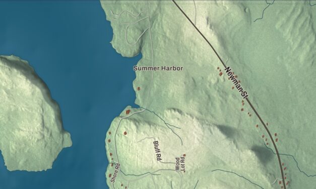 Map of Winter Harbor, Maine
