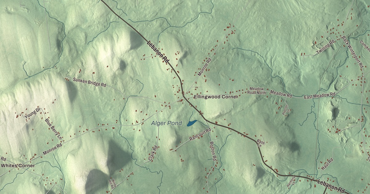 Map of Winterport, Maine