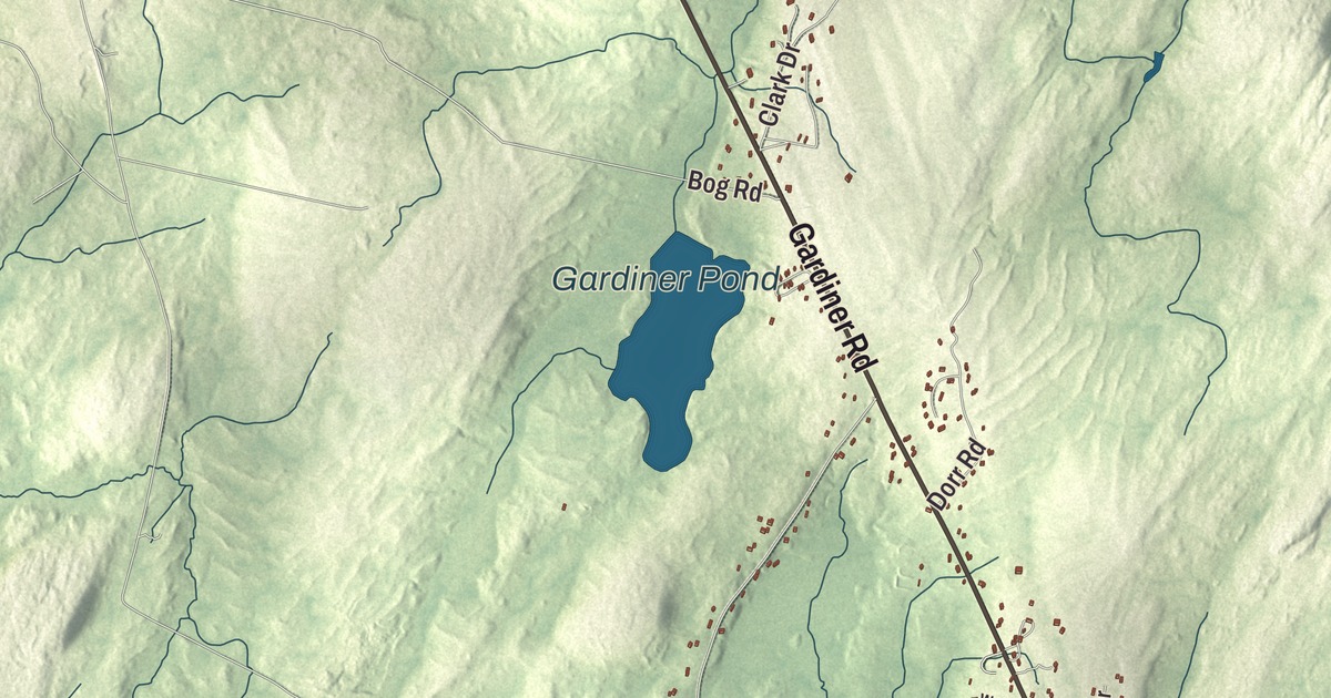 Map of Wiscasset, Maine