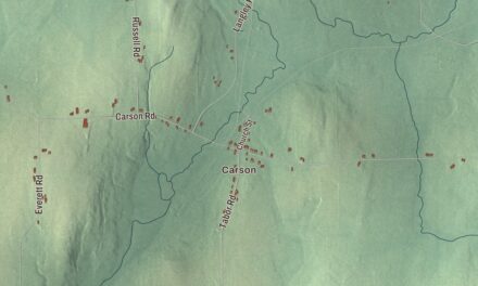 Map of Woodland, Maine