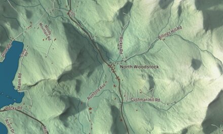 Map of Woodstock, Maine
