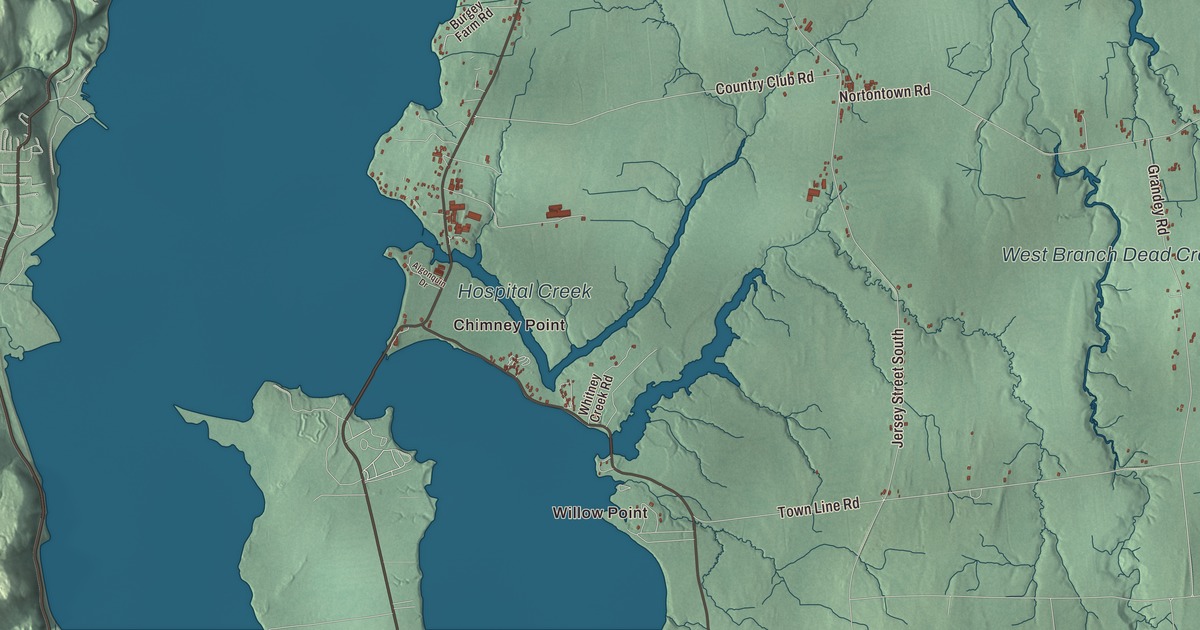 Map of Addison, Vermont
