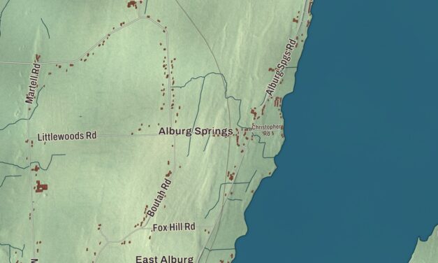 Map of Alburgh, Vermont