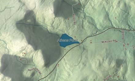 Map of Athens, Vermont