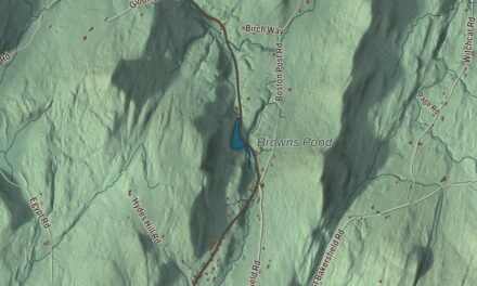 Map of Bakersfield, Vermont