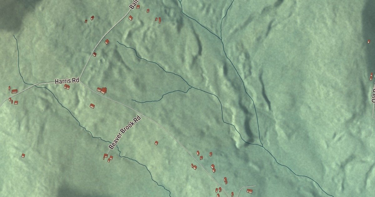 Map of Baltimore, Vermont