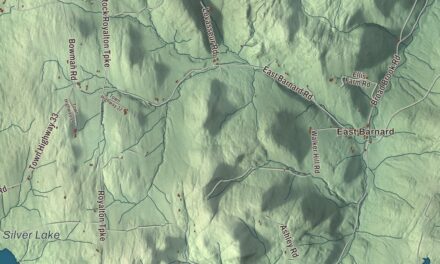 Map of Barnard, Vermont