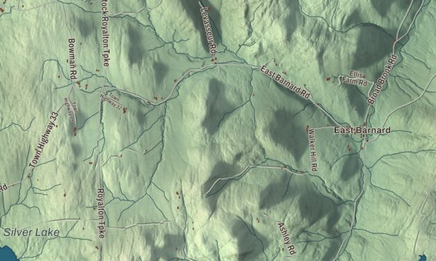 Map of Barnard, Vermont