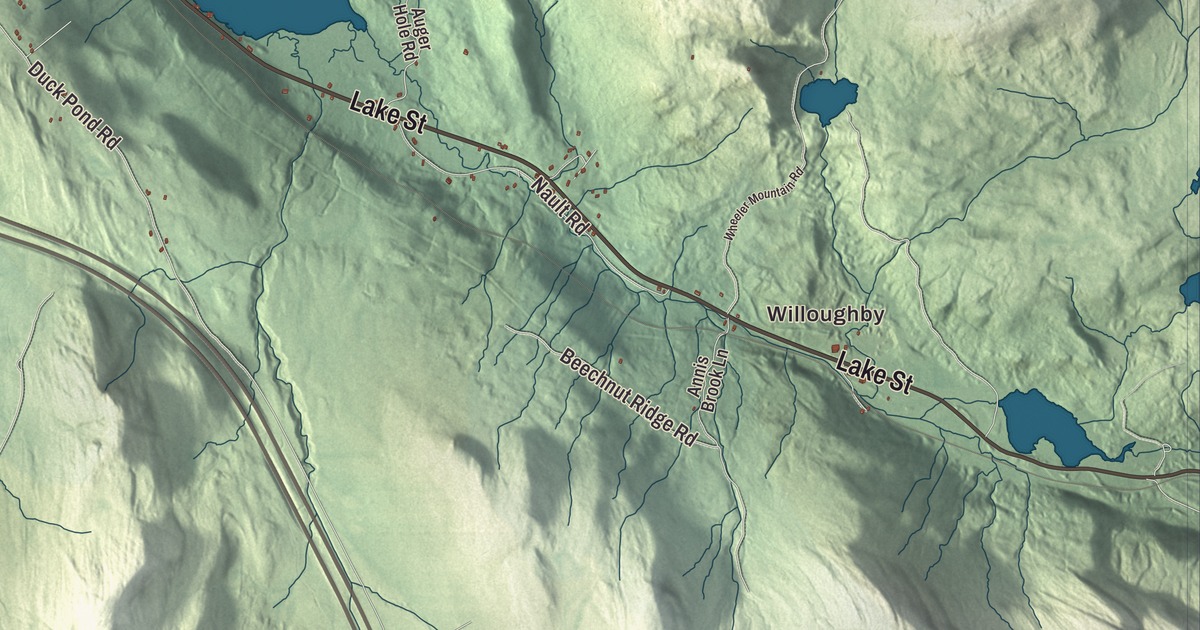 Map of Barton, Vermont