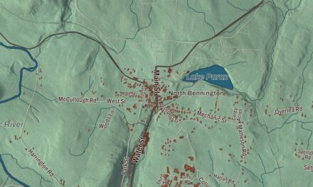 Map of Bennington, Vermont