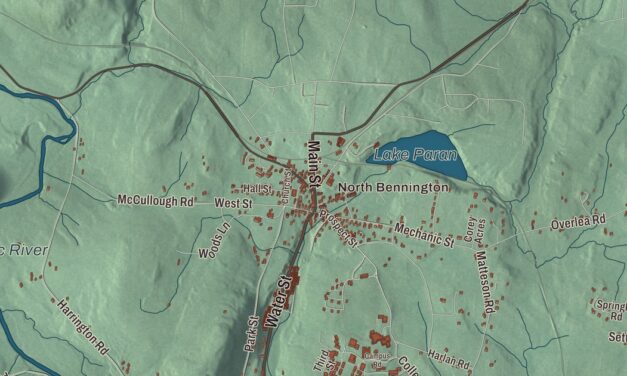 Map of Bennington, Vermont