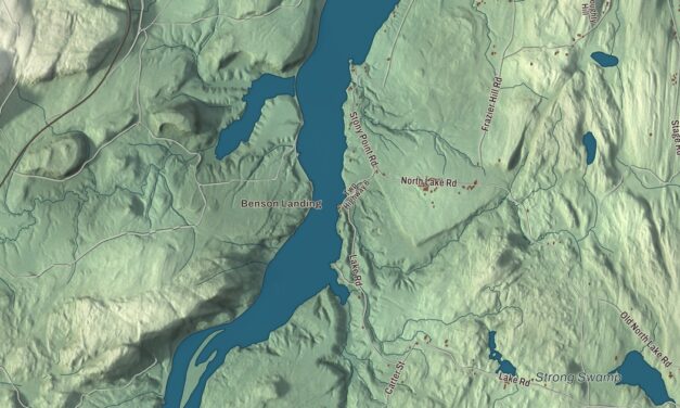 Map of Benson, Vermont
