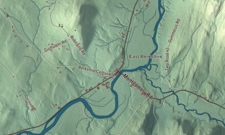 Map of Berkshire, Vermont