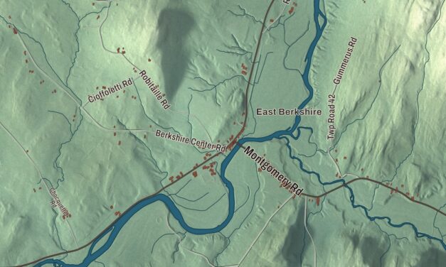 Map of Berkshire, Vermont