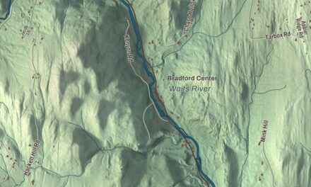 Map of Bradford, Vermont