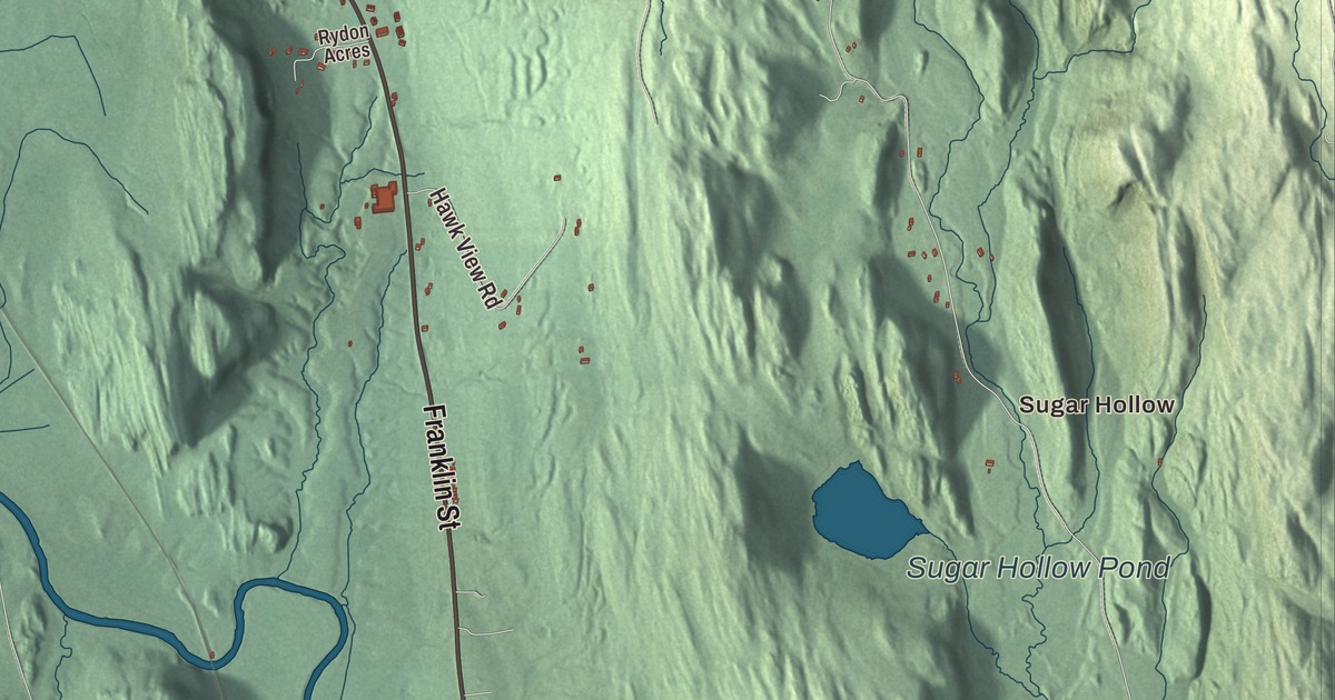 Map of Brandon, Vermont