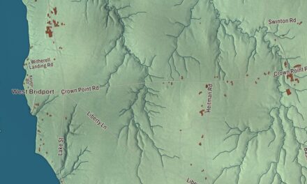 Map of Bridport, Vermont