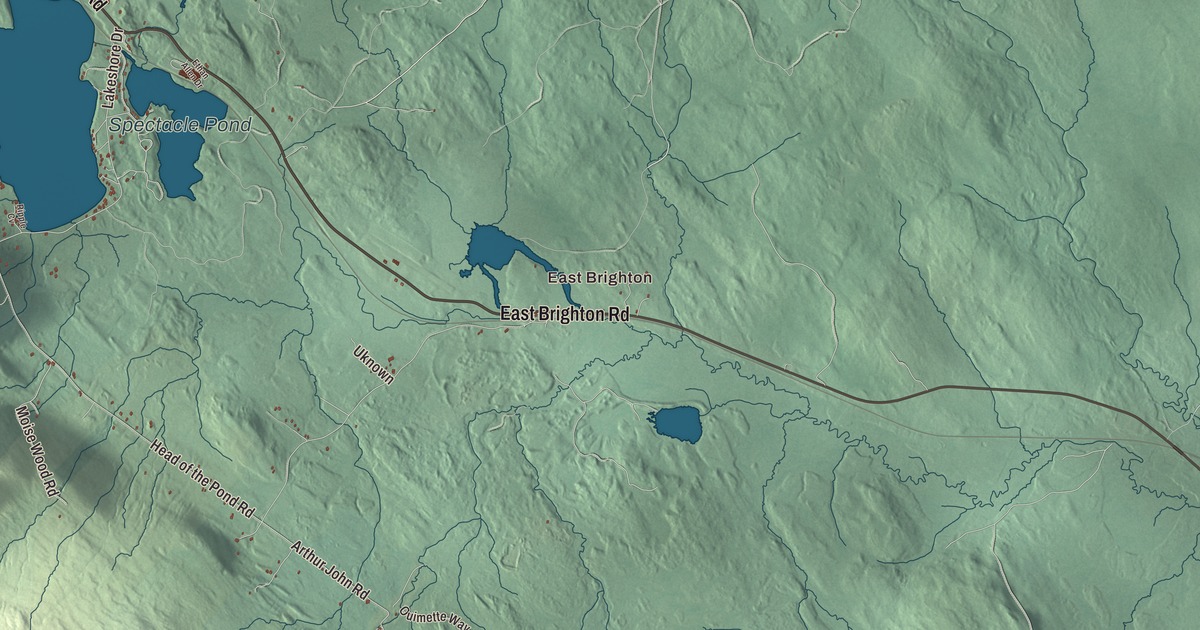 Map of Brighton, Vermont