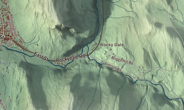 Map of Bristol, Vermont