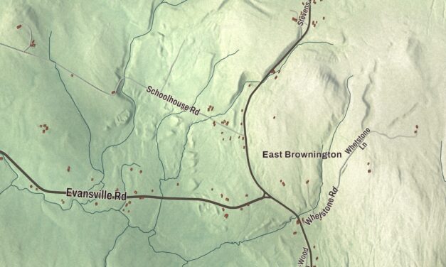 Map of Brownington, Vermont