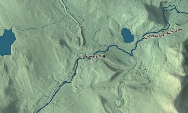 Map of Brunswick, Vermont