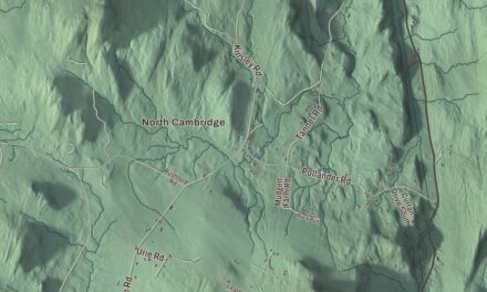 Map of Cambridge, Vermont
